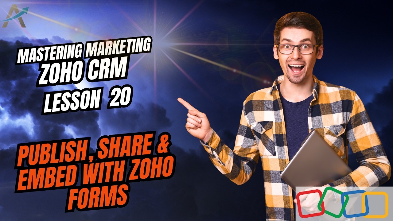 Настройка контактной формы Zoho Forms | Урок 20 | Маркетинговый курс Zoho One