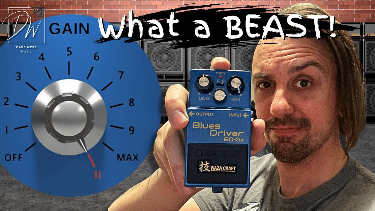 BOSS Blues Driver Has GAIN - BD-2W