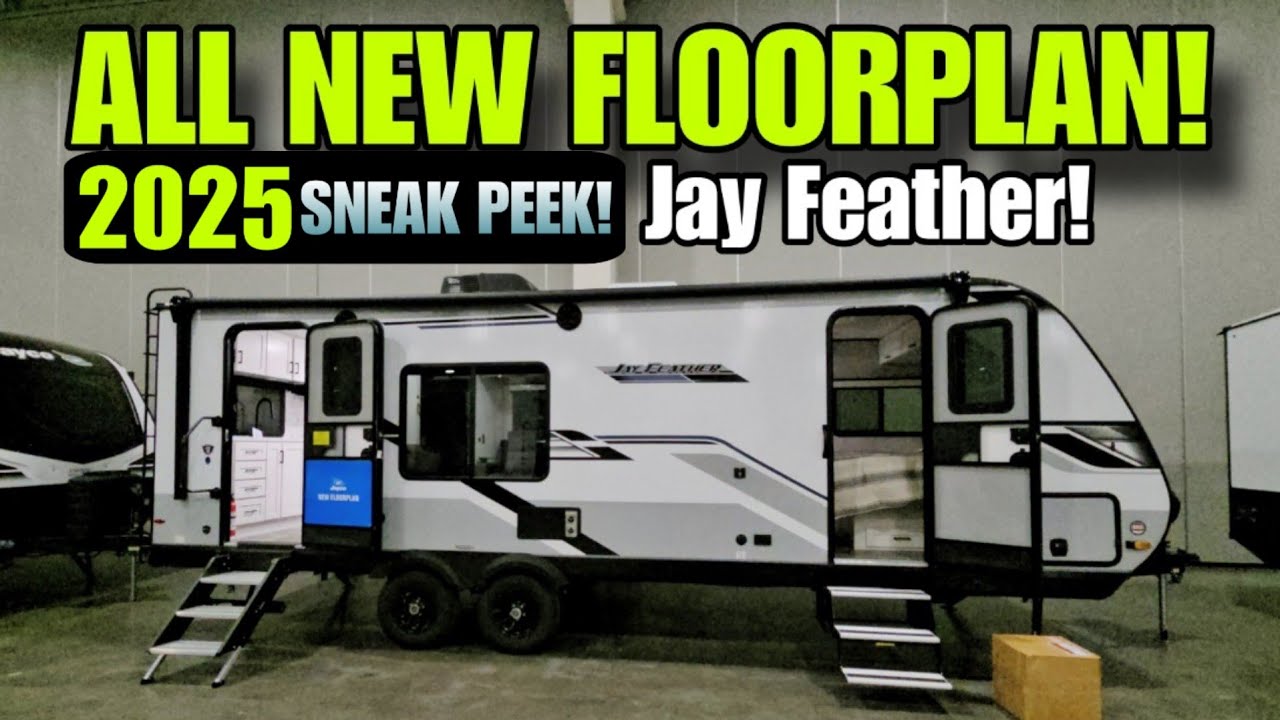 NEW FLOORPLAN! Jayco Jay Feather 23RK Travel Trailer RV!