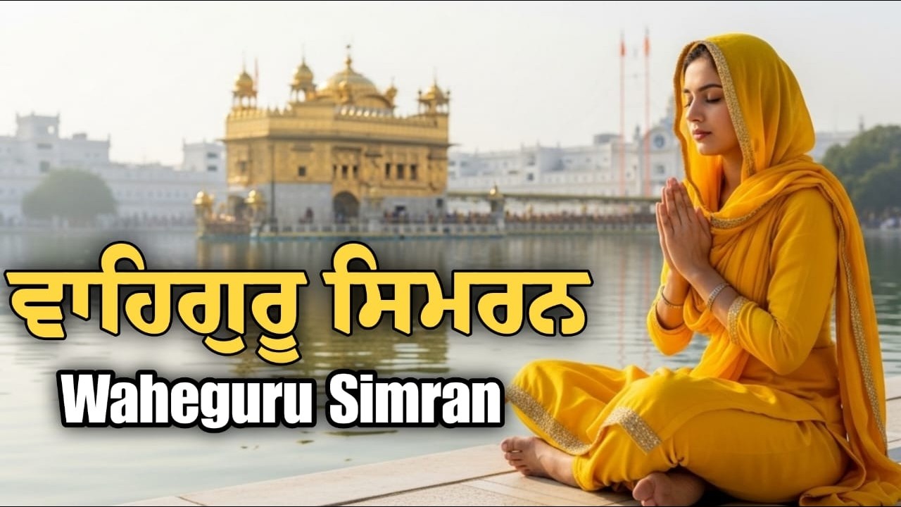 Waheguru Simran | ਵਾਹਿਗੁਰੂ ਸਿਮਰਨ | Waheguru Relaxing Music #waheguruji #waheguru #wahegurusimran