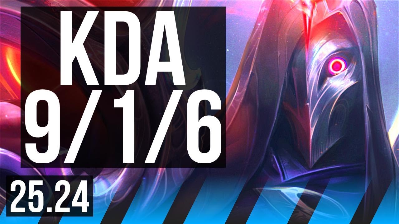 JHIN vs KATARINA (MID) | Good KDA: 9/1/6 | EUW Grandmaster | 25.24