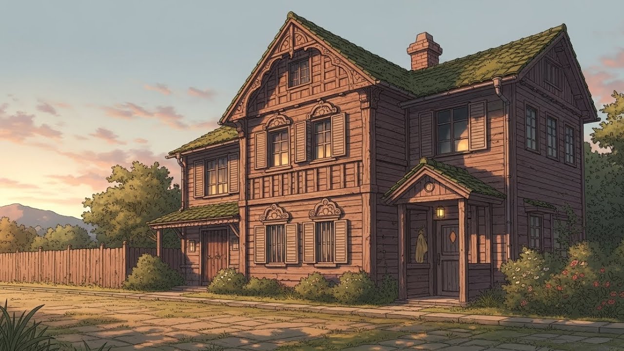 “Where Mornings Drift Like Honey — A Ghibli-Inspired Day of Family, Warmth, and Quiet Joy”