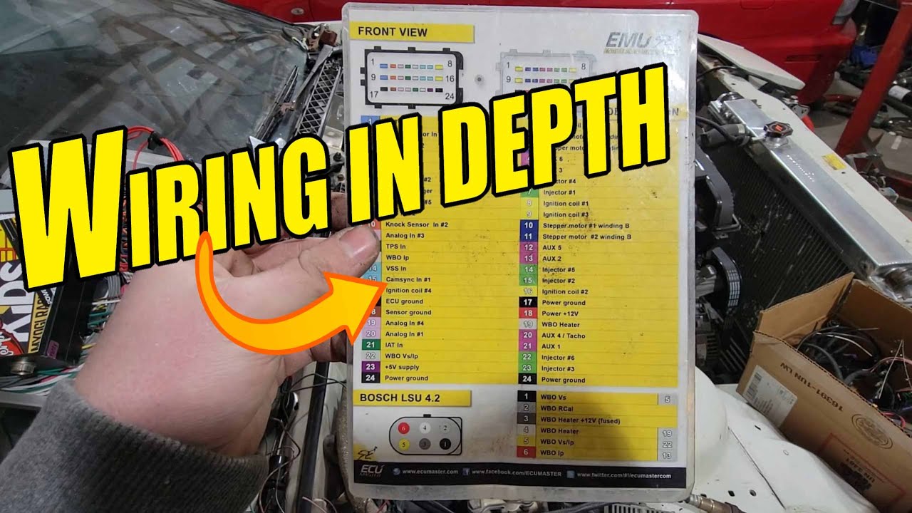 ECUMASTER Wiring In Depth (2JZGE-T nat MK3 SUPRA) ge-t na-t 2jz