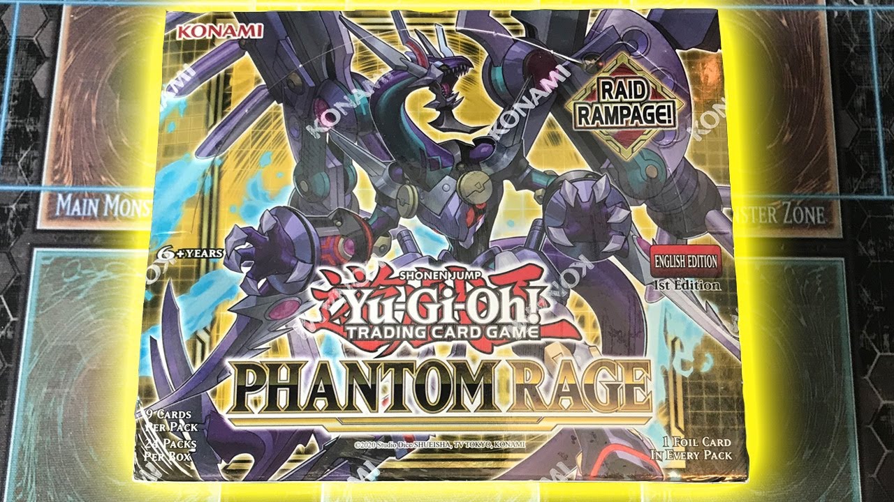 Yu-Gi-Oh! Phantom Rage Booster Box Opening and Discussion! (PHRA)