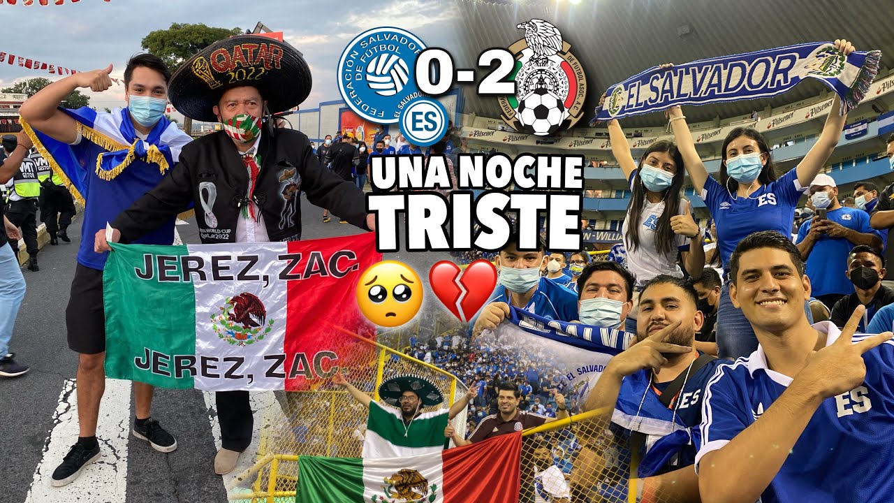 EL SALVADOR VS MEXICO 🇸🇻🇲🇽 ¡ASÍ SE VIVIÓ EN EL ESTADIO! 🏟😱