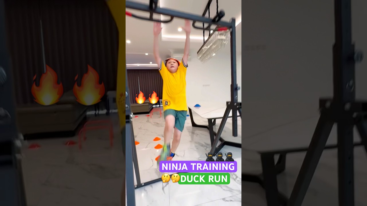 Тренировка ниндзя 🥷 Тренировка ловкости 🔥 Беги еще быстрее 