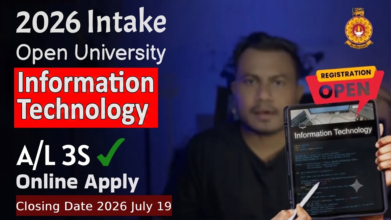 Open University Information Technology 2026/27 Intake Online apply