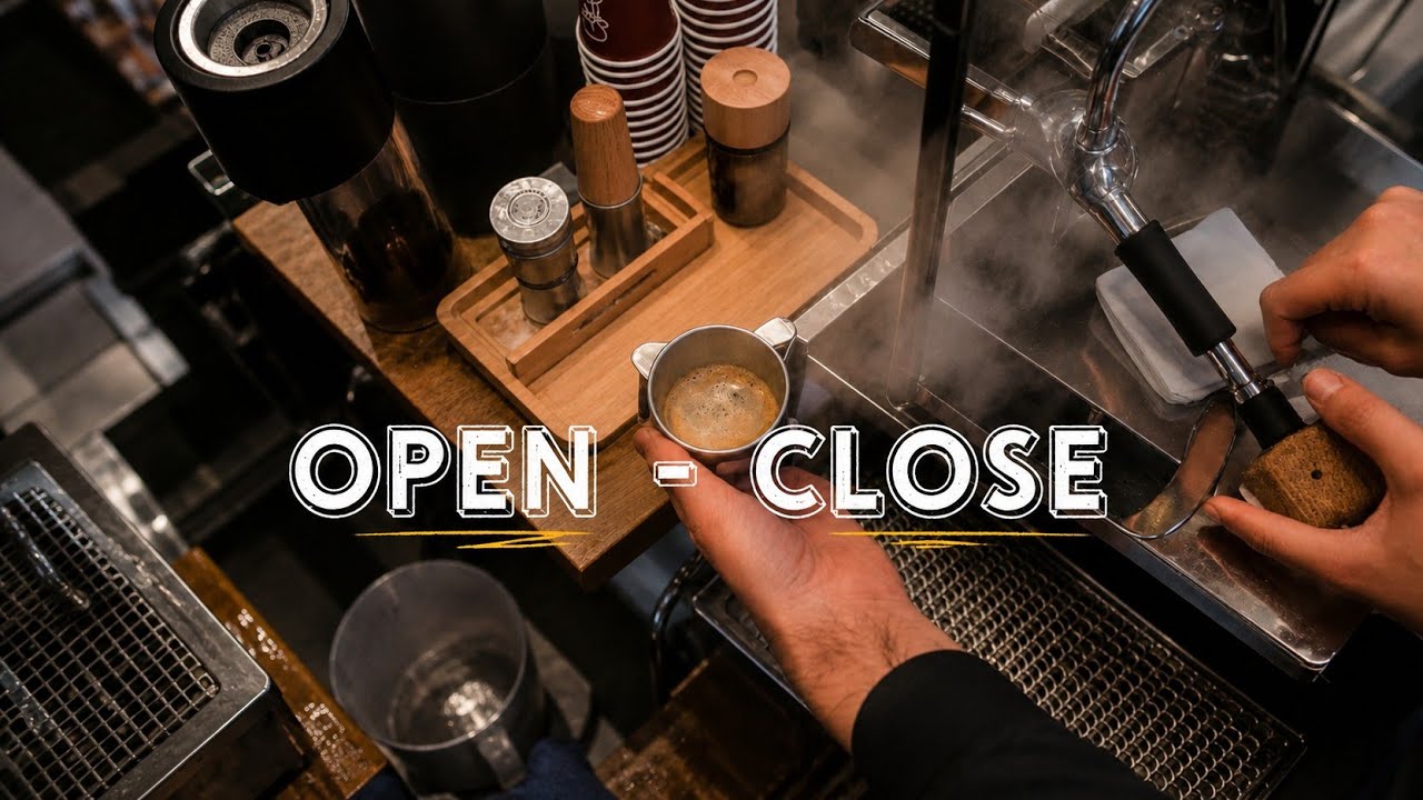POV-2 hours of barista workflow (compilation )