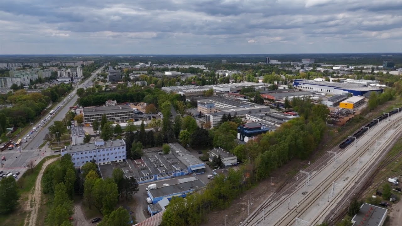 ŁÓDŹ Z LOTU PTAKA - Teofilów