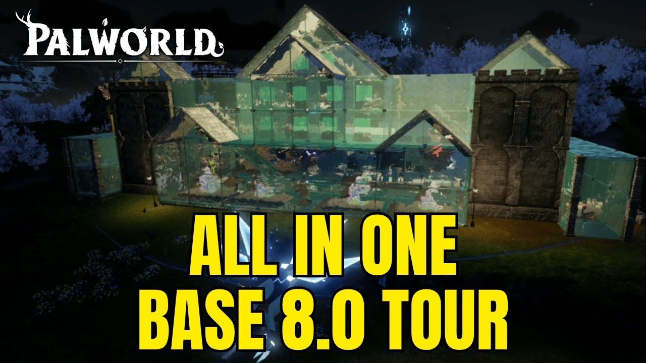 ALL IN ONE Palworld BASE TOUR! (NO MODS)  Palworld It is finally here! (Tutorial This Week 8.0