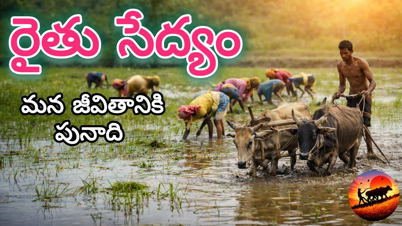 🌾 రైతు సేద్యం | Rythu Sedyam | వ్యవసాయం &ndash; రైతుల జీవనాధారం #happy #farming 