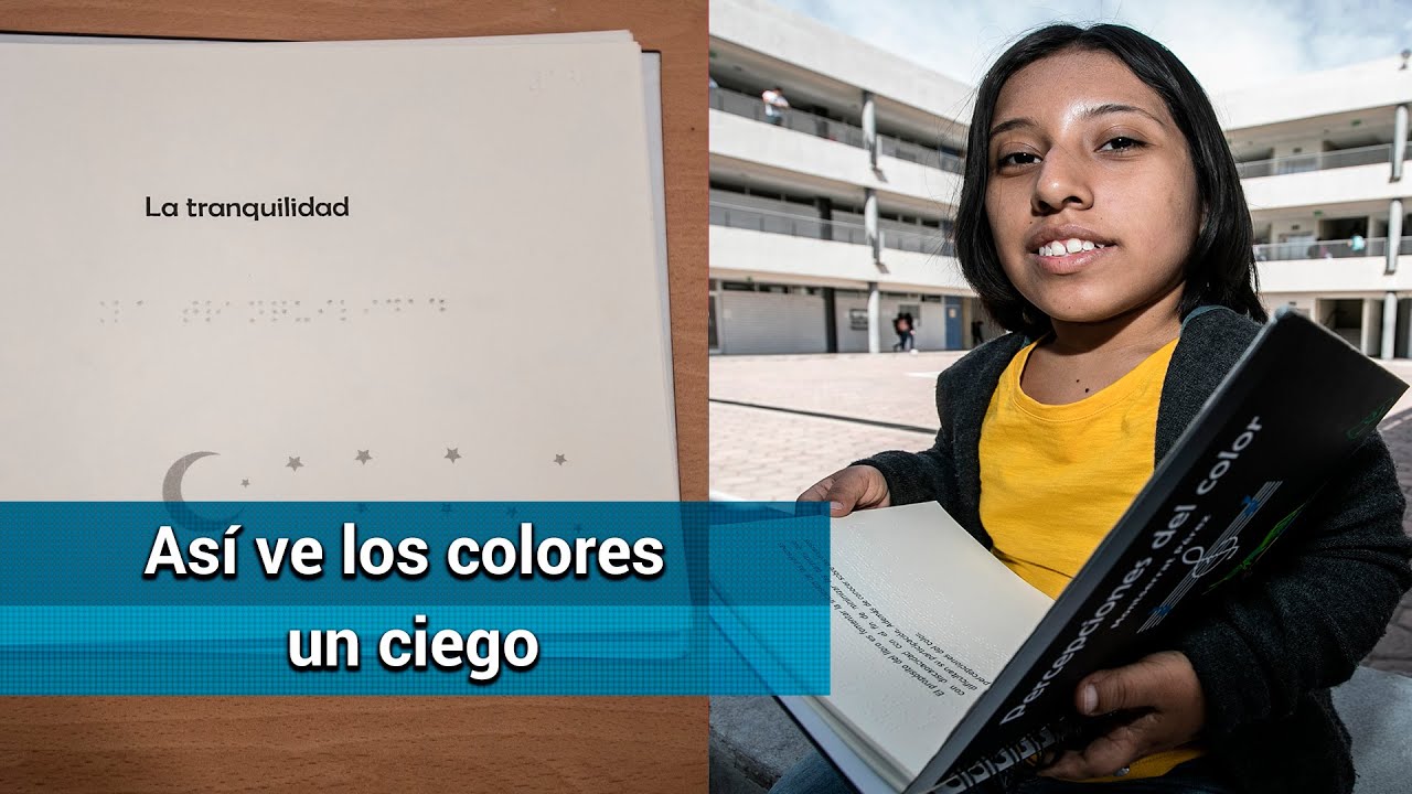 Universitaria crea libro sobre los colores para personas ciegas