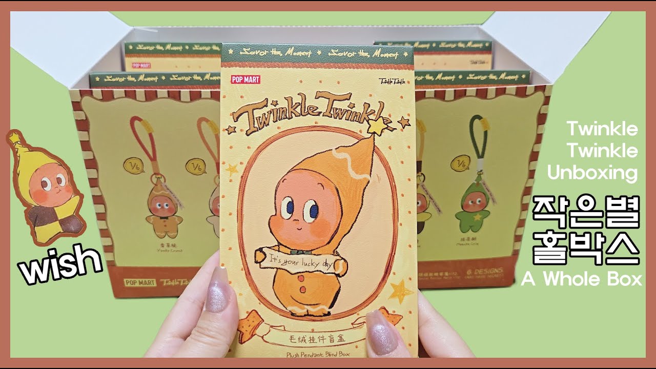 위시를 위해 작은별 홀박스 구매⭐ 팝마트 랜덤깡 | POPMART Twinkle Twinkle Unboxing