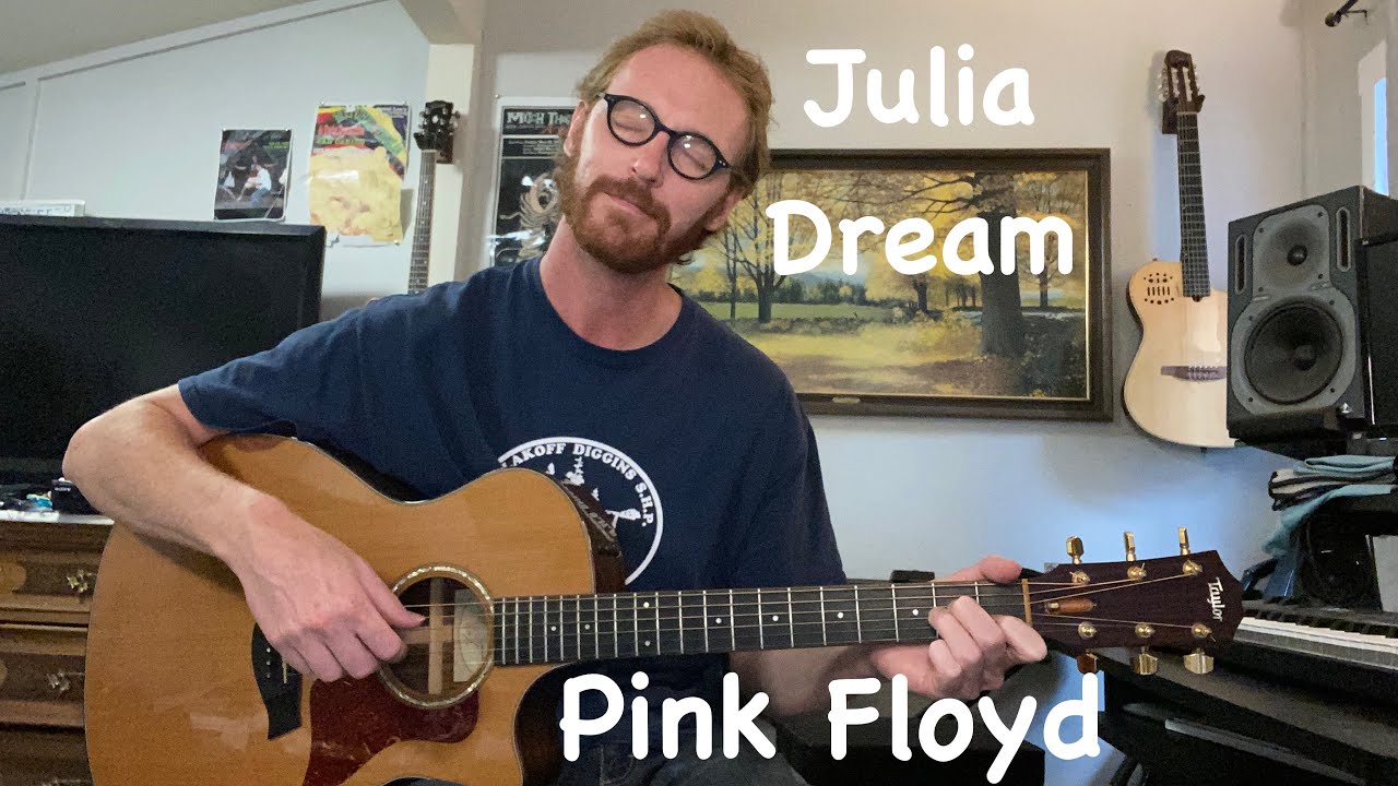 Pink Floyd Friday - Julia Dream Guitar Lesson - Fingerstyle + TAB