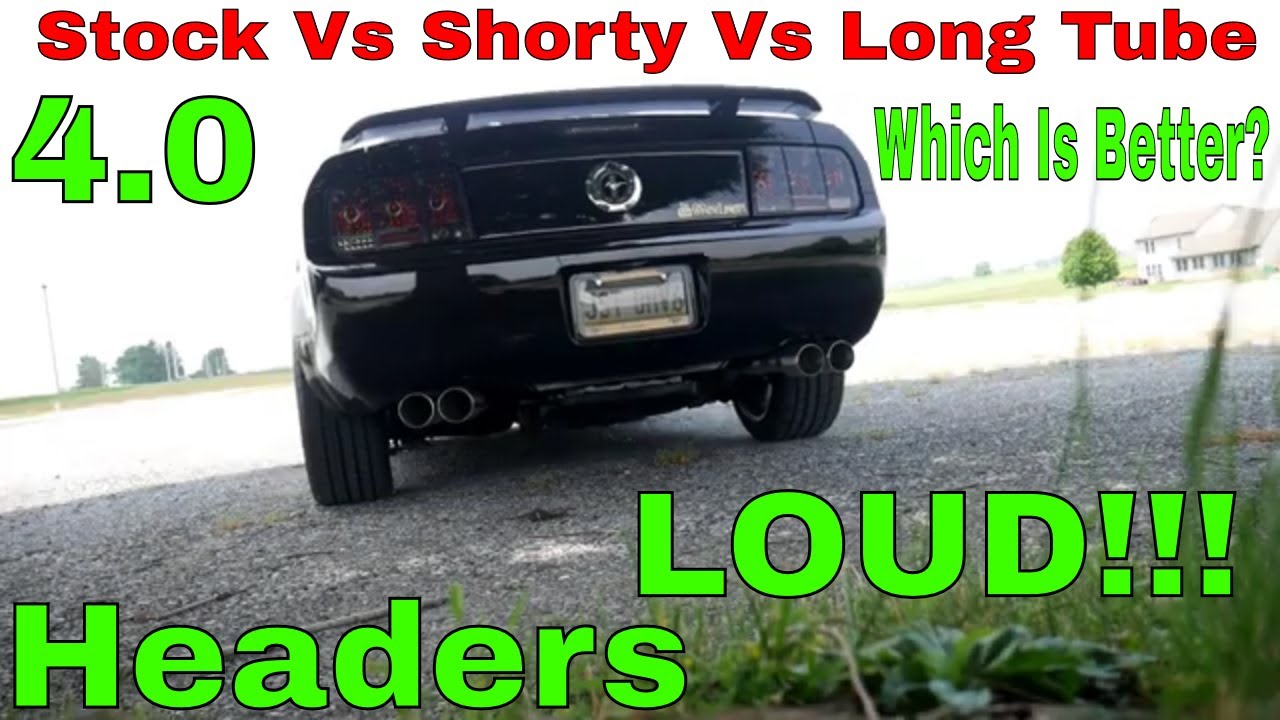 Stock Headers Vs Shorty Headers Vs Long Tube Headers WHICH SOUNDS BETTER?