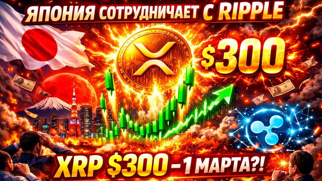 🚨 ЯПОНИЯ ВЫБРАЛА RIPPLE?! XRP $300 УЖЕ 1 МАРТА — КИТЫ СКУПАЮТ, ВЗРЫВ НЕИЗБЕЖЕН 💥🚀
