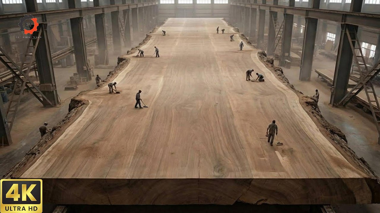 Extreme Timber Processing | Inside a Sawmill Handling Truck-Sized Logs