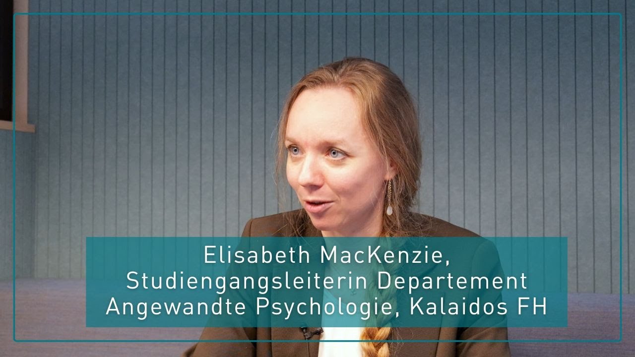 Elisabeth MacKenzie, Studiengangsleiterin Departement Angewandte Psychologie, Kalaidos FH