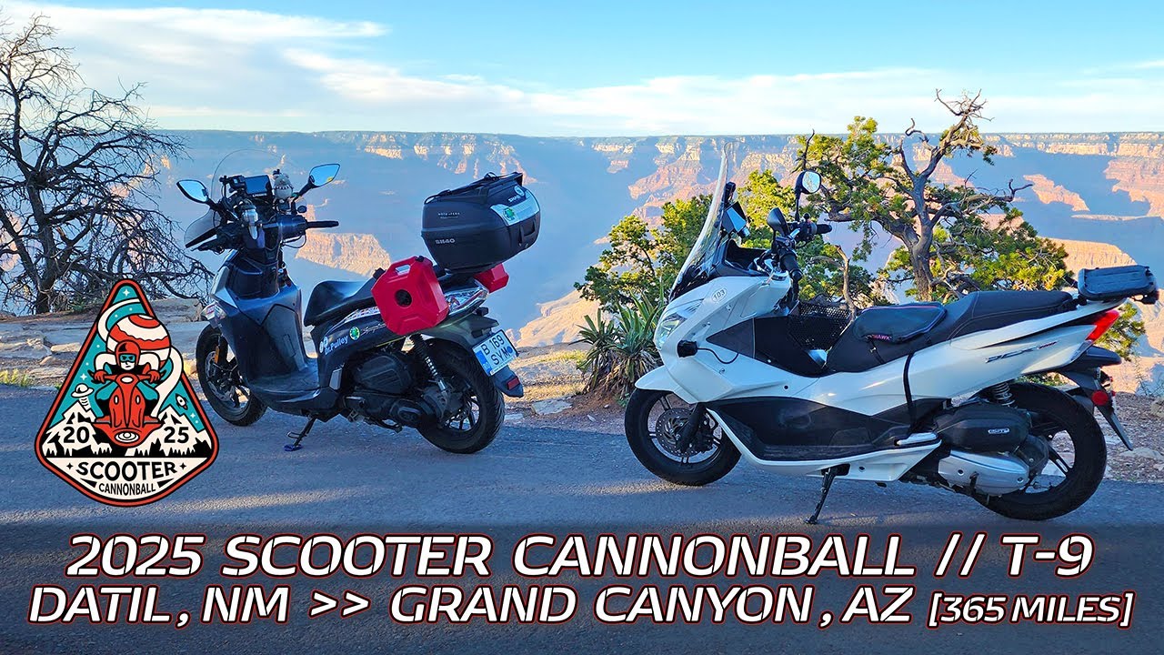 2025 Scooter Cannonball // T-9: Las Vegas & Grand Canyon on scooters!