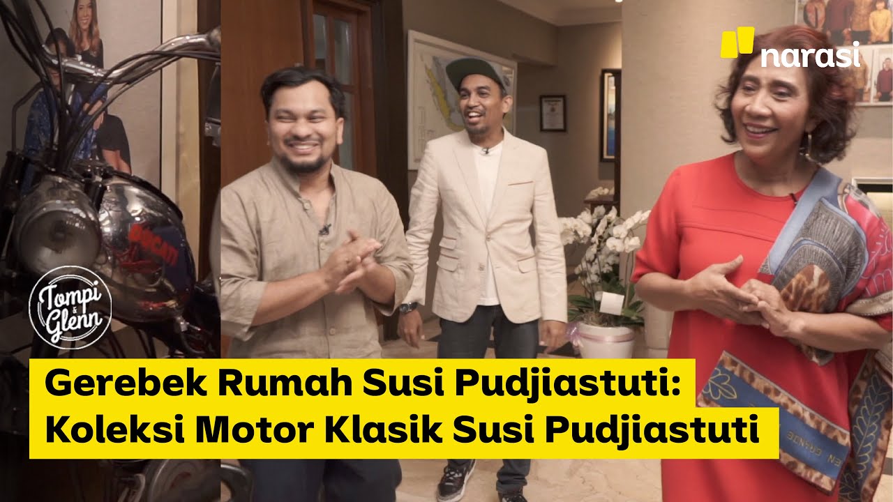 Gerebek Rumah Susi Pudjiastuti:  Koleksi Motor Klasik Susi Pudjiastuti