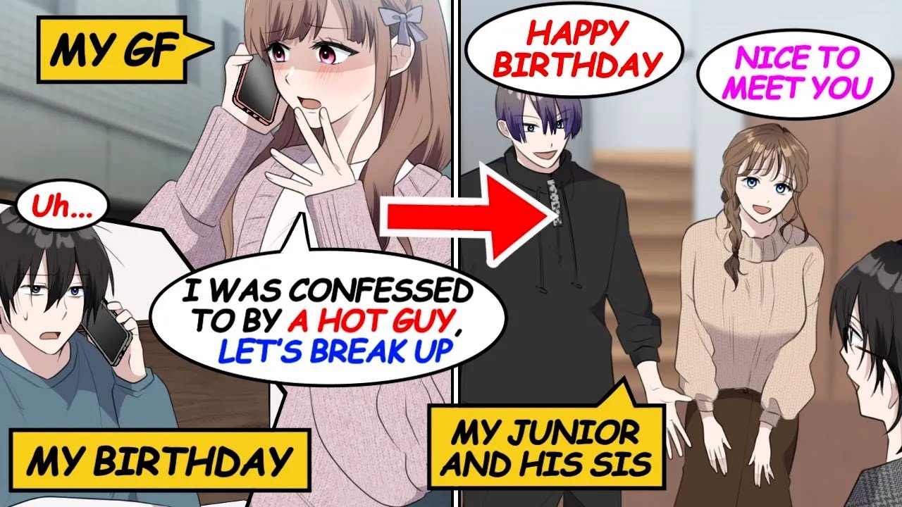 On my birthday, my gf said, 'A super handsome guy confessed to me, so let's break up.' I.... [Manga]