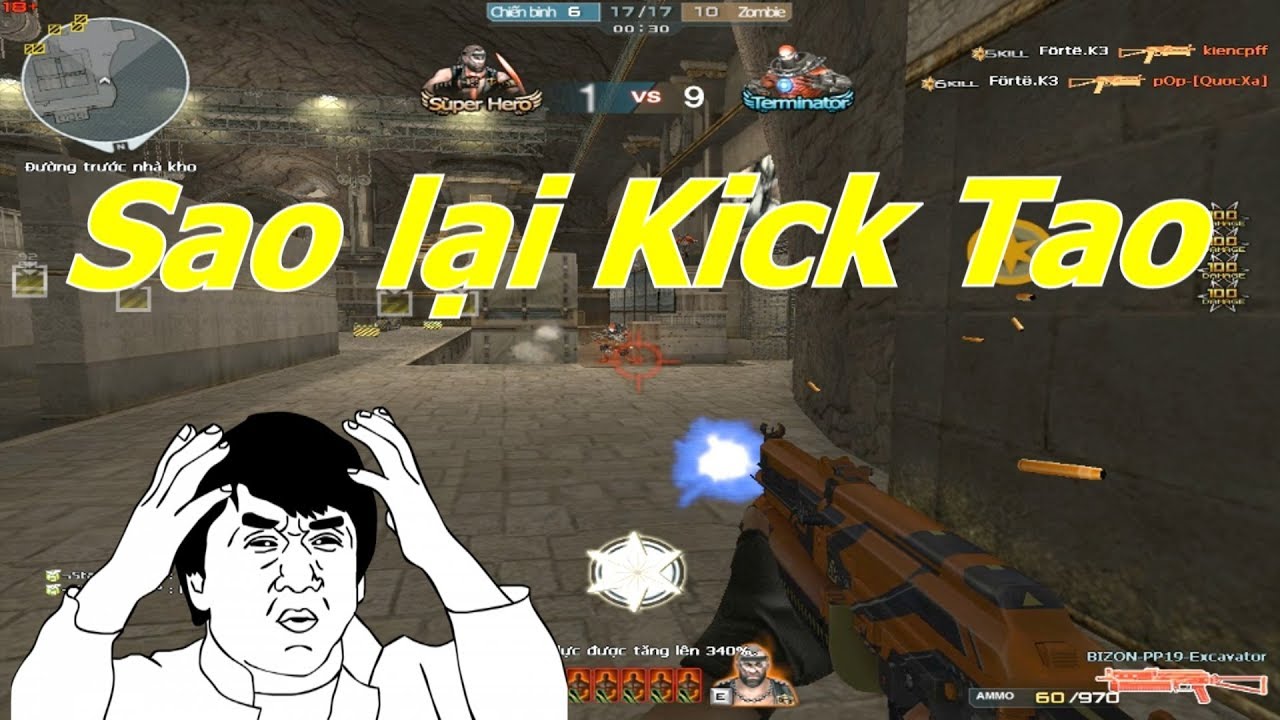 Cảm Xúc Khi Cầm Bizon Đi Săn Bị Kick Liên Hoàn - Tiền Zombie v4 Đập Chuột