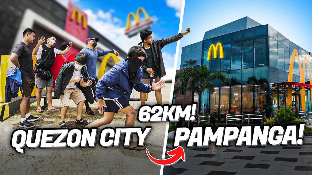 We walked from Mcdo Quezon City to the Biggest McDonalds in the Philippines! (Pampanga)