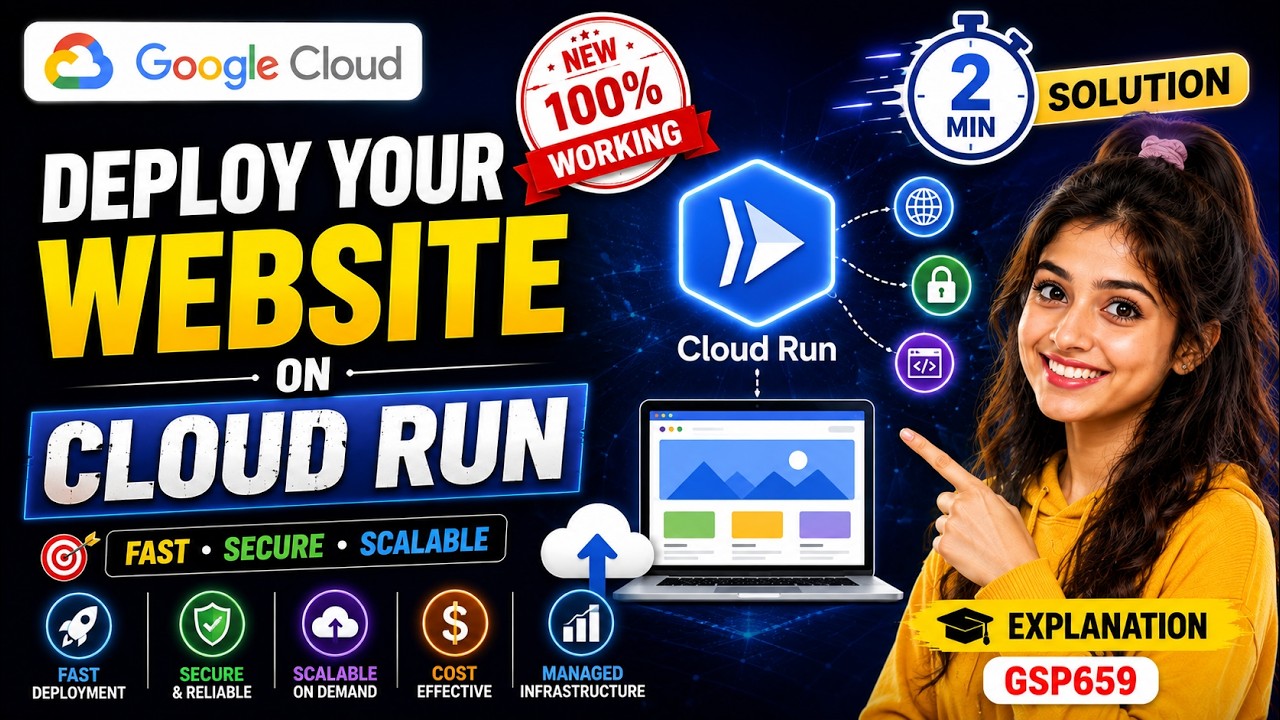 Deploy Your Website on Cloud Run #GSP659 #qwiklabsarcade2026  #arcade #shorttrick #trending