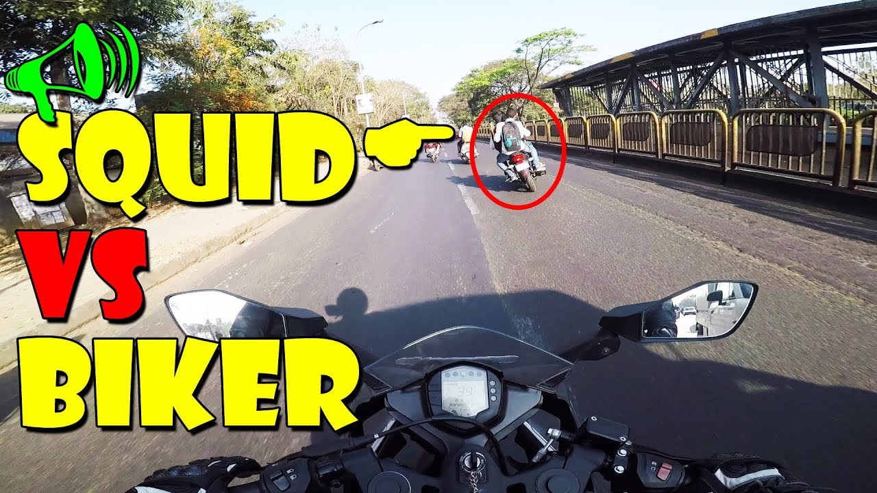 SQUID VS BIKER | KTM RC 390 ACCELERATION