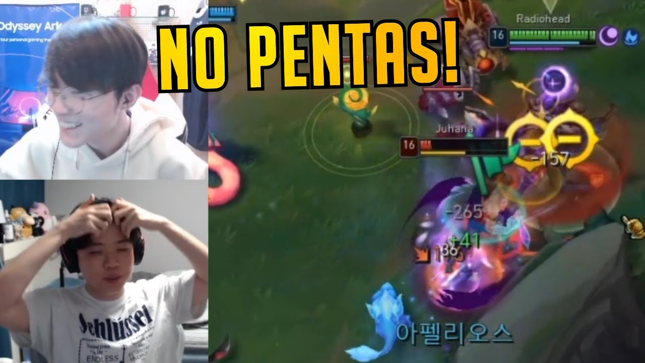 T1 Faker Officially Hates Pentas - Best of LoL Stream Highlights (Translated)