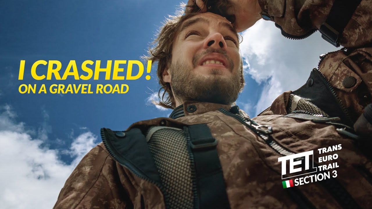 Lowside crash on TET Italy - Section 3