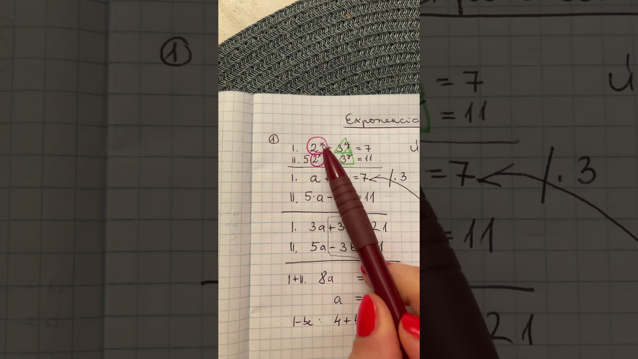 Exponenciális egyenletrendszerek 1.