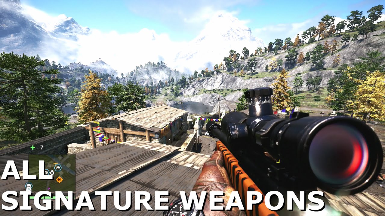 Far Cry 4 All Signature Weapons
