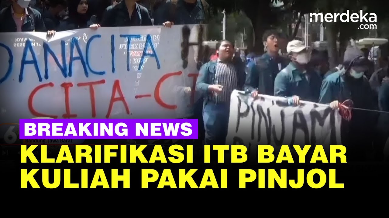🔴 LIVE - ITB Klarifikasi Viral Bayar Kuliah Pakai Pinjol