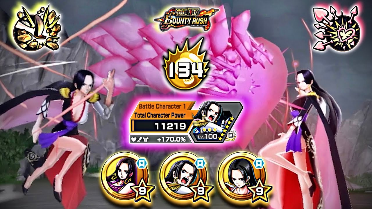 Stampede Boa Hancock with [Triple Hancock Medal Set] Showcase | One Piece Bounty Rush