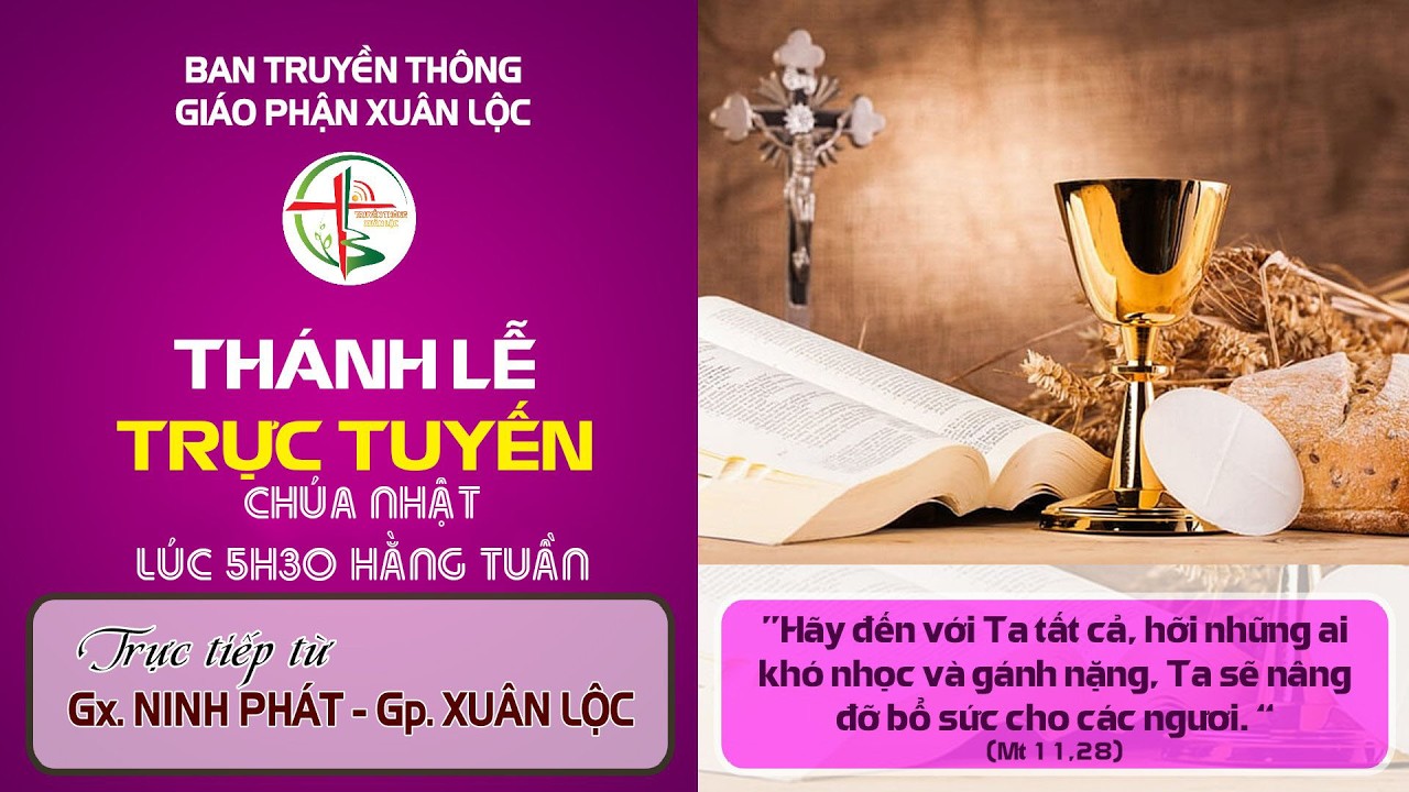 (TRỰC TIẾP) THÁNH LỄ ONLINE CHÚA NHẬT I MÙA CHAY - NĂM  A  (22-02-2026)