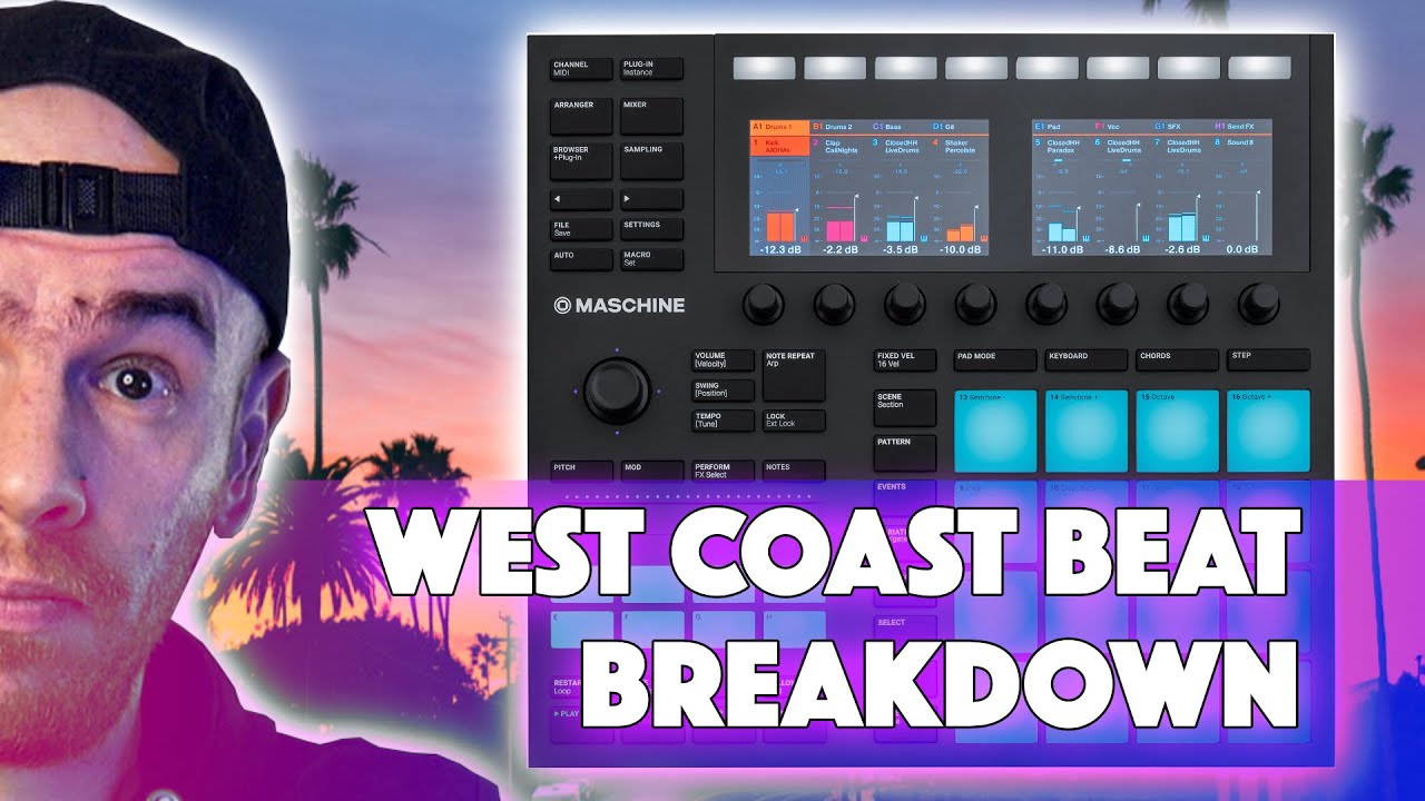 Maschine West Coast Beat Tutorial (MK3, Plus, Mikro)