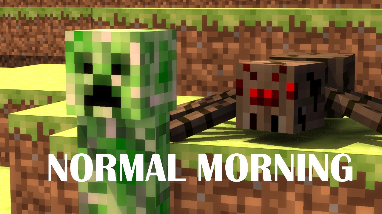 A Normal Morning in Minecraft - Animation - Slamacow
