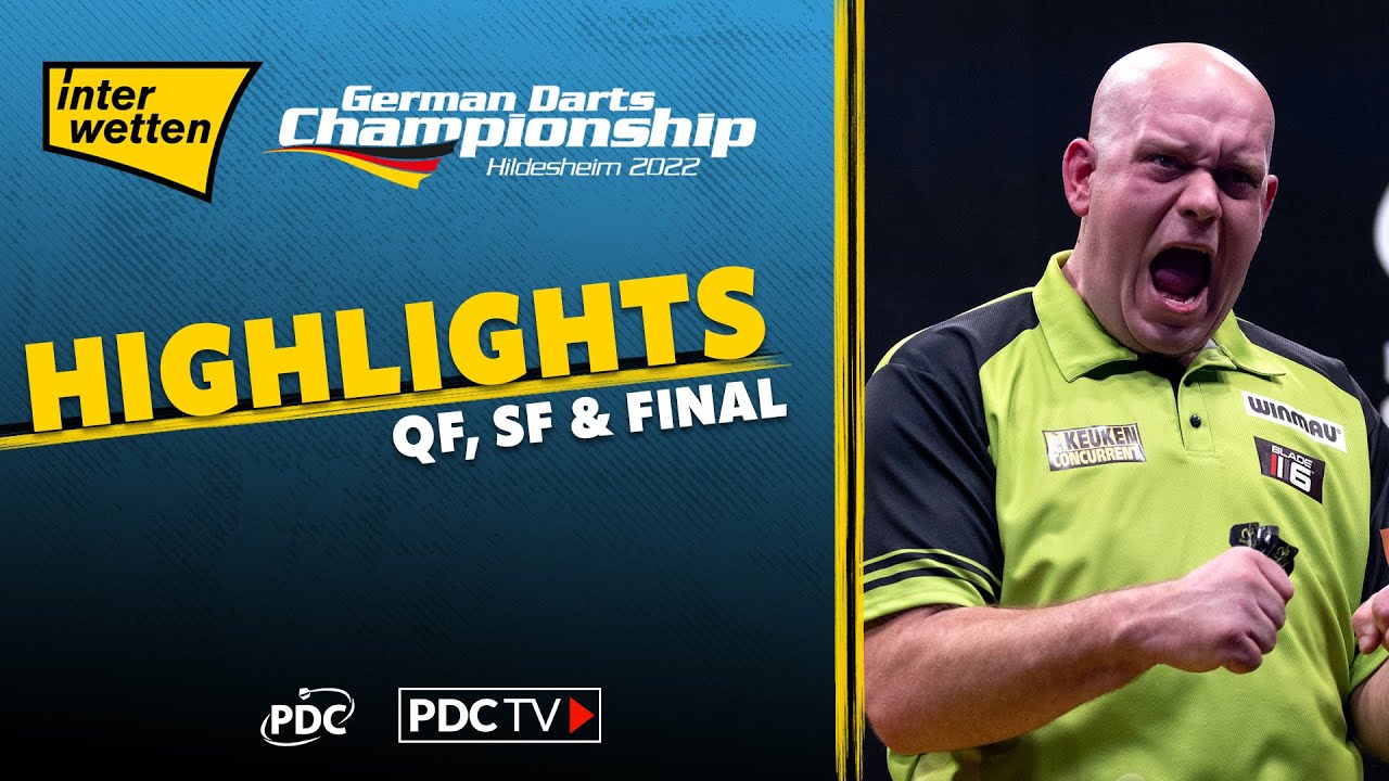 WHAT A NIGHT OF DARTS! | QF, SF & Final Highlights | 2022 German Darts Championship