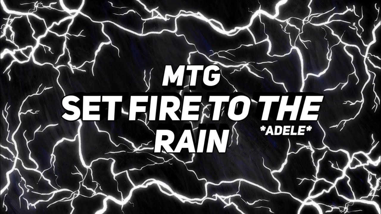 MTG SET FIRE TO THE RAIN - ADELE ( MTG ) Prod By @TiagoNosBeats