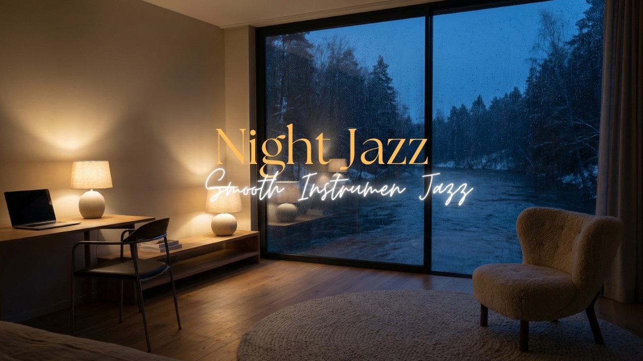 Late Night Jazz for Coding & Study (Warm Desk Light)