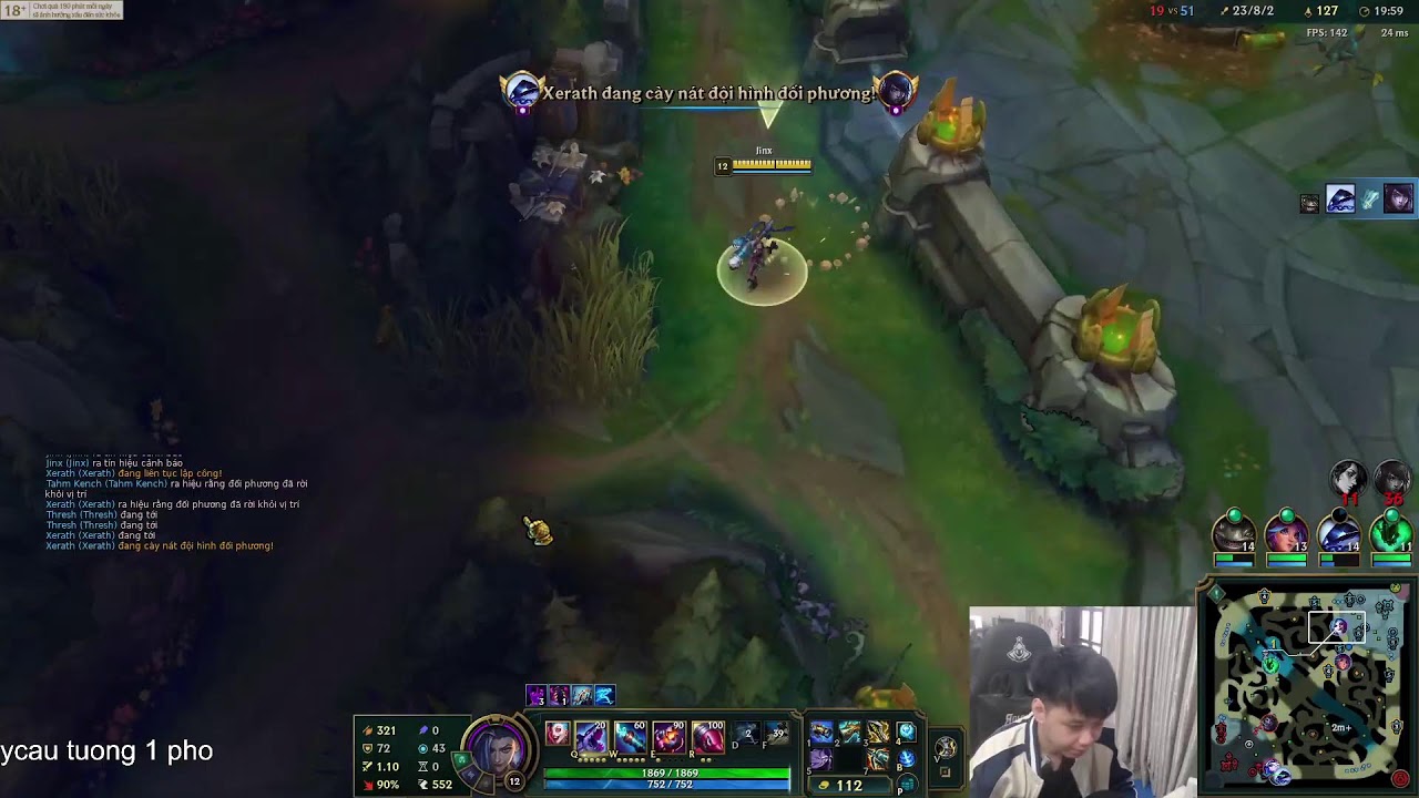 ca 1 : rank vàng duo khách