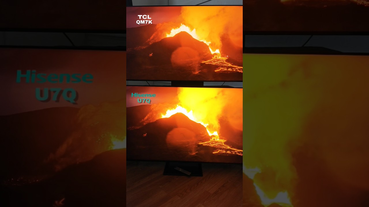 TCL QM7K VS HISENSE U7Q Mid Range Mini-Led Battle!
