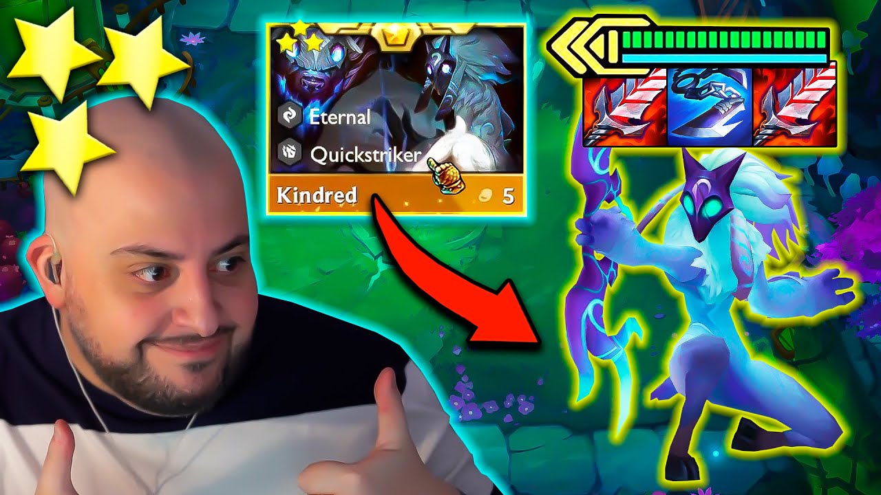 😱 KINDRED at level 3 DESTROYS the NEW SET 16 - Teamfight Tactics