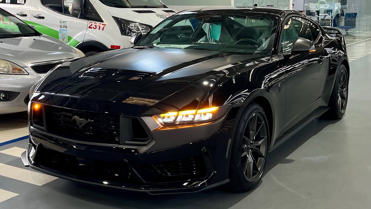 NOVO MUSTANG DARK HORSE PRETO ASTÚRIAS 5.0 V8 DE 507 CV EM DETALHES 