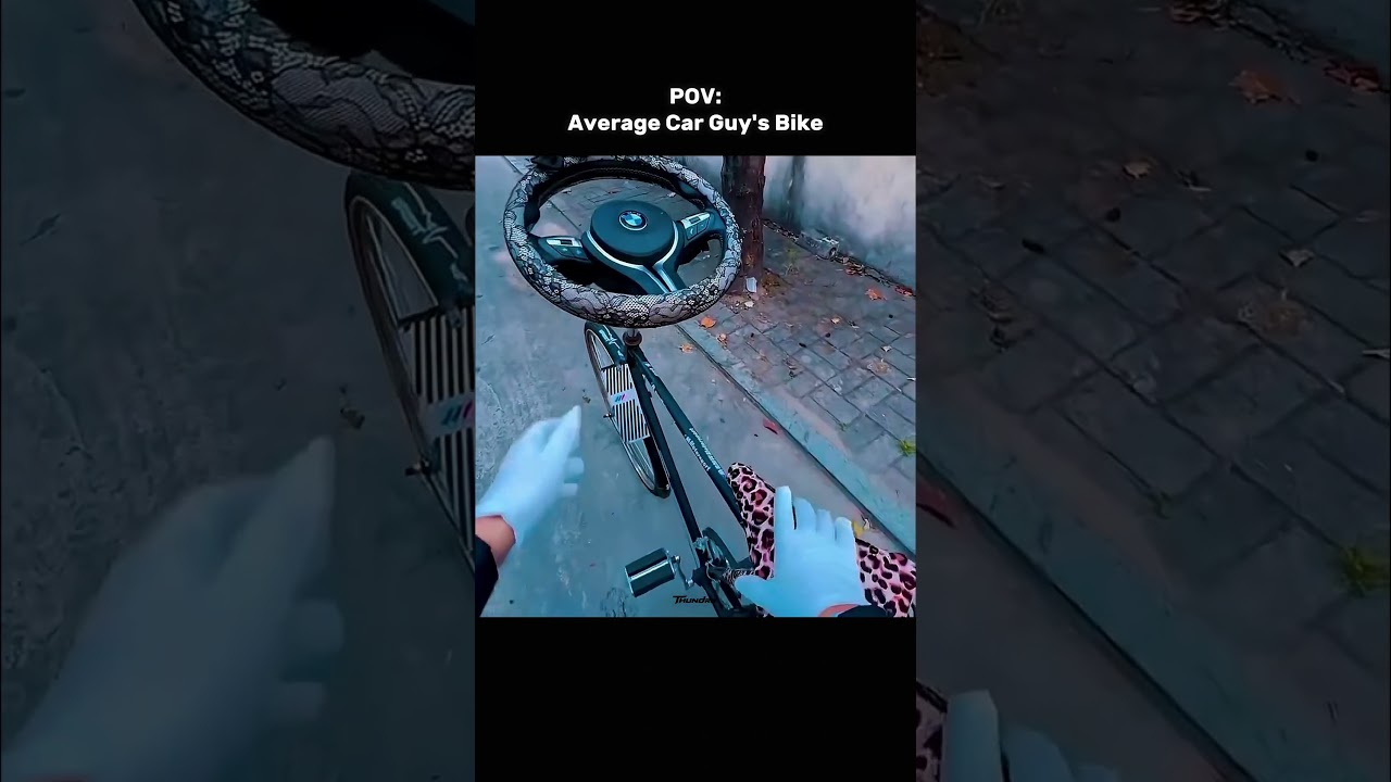POV: Average Car Guy Bike 👀