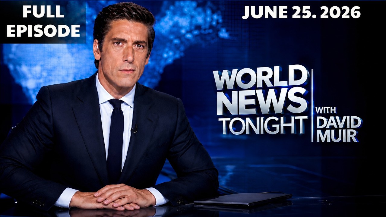 ABC World News Tonight with David Muir Full Broadcast - June 25, 2026