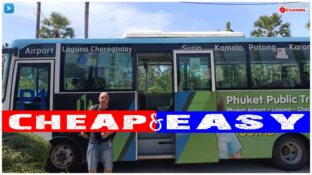 Smart bus from Kamala Beach To Kata Beach Best way To Get Around Phuket Cheaply