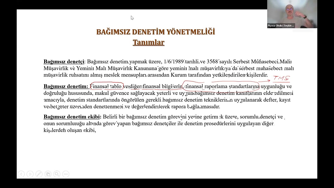 Denetim Dersi | KGK Bağımsız Denetçilik Sınavına Hazırlık