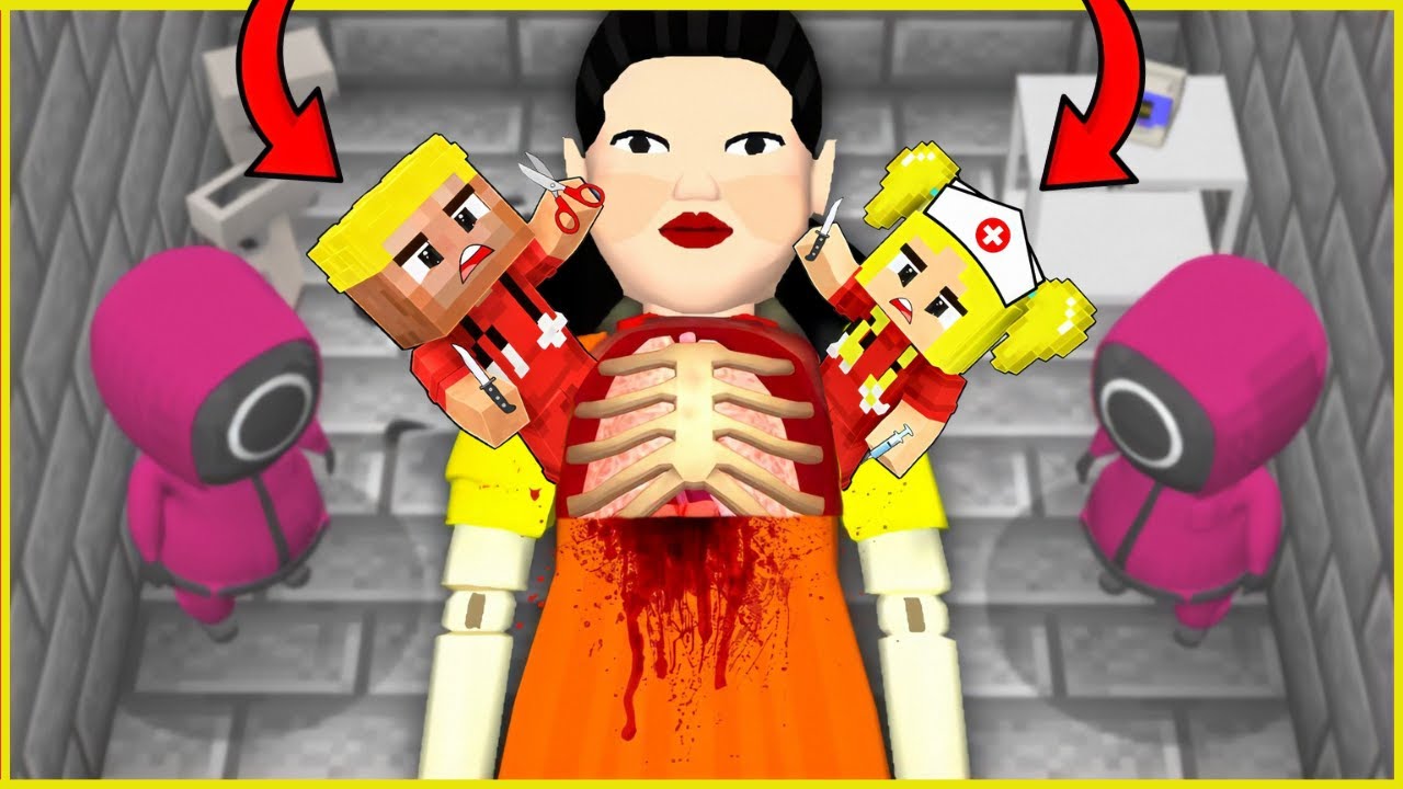 SQUİD GAME'İN MİDESİNE GİRDİK 🥶 - Minecraft